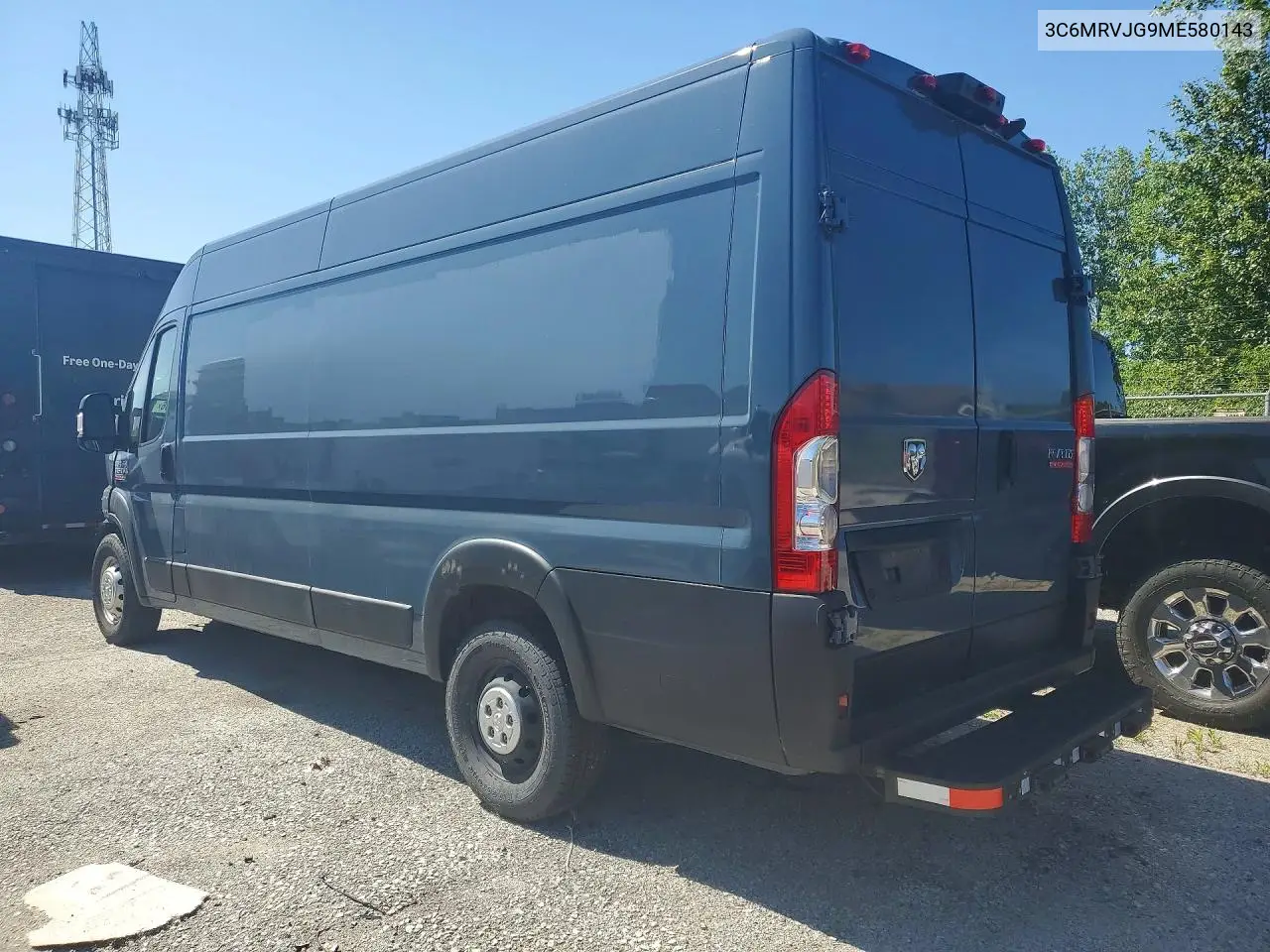 2021 Ram Promaster 3500 Delivery Van VIN: 3C6MRVJG9ME580143 Lot: 51175106