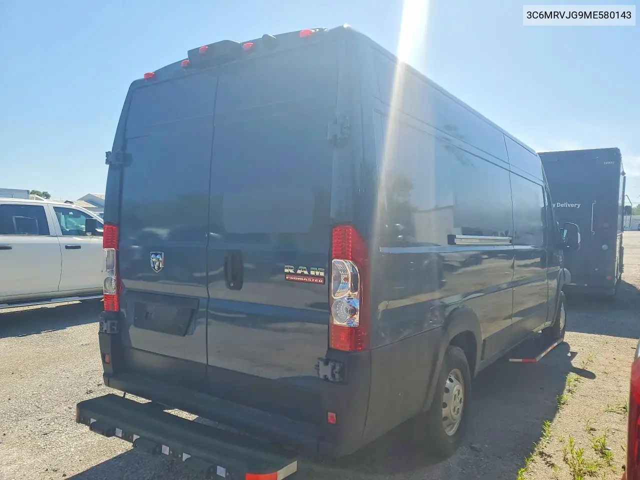 2021 Ram Promaster 3500 Delivery Van VIN: 3C6MRVJG9ME580143 Lot: 51175106