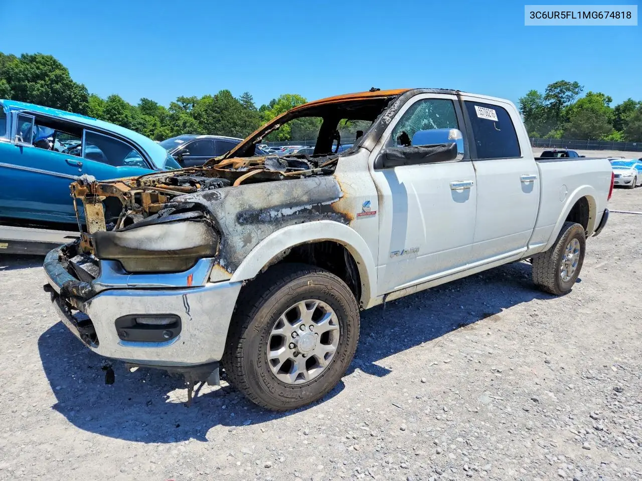 2021 Ram 2500 Laramie VIN: 3C6UR5FL1MG674818 Lot: 55706216