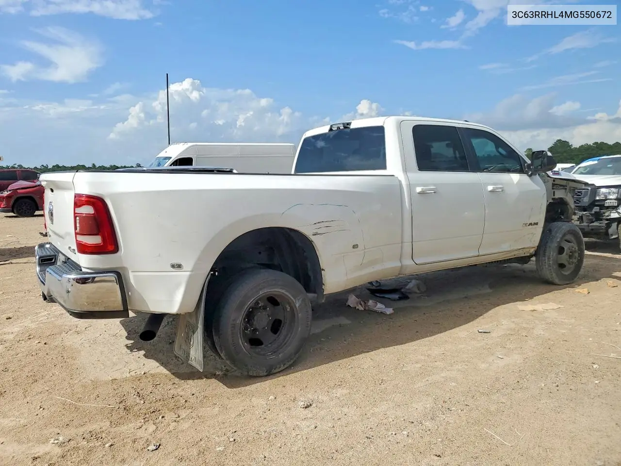 2021 Ram 3500 Big Horn VIN: 3C63RRHL4MG550672 Lot: 55824826