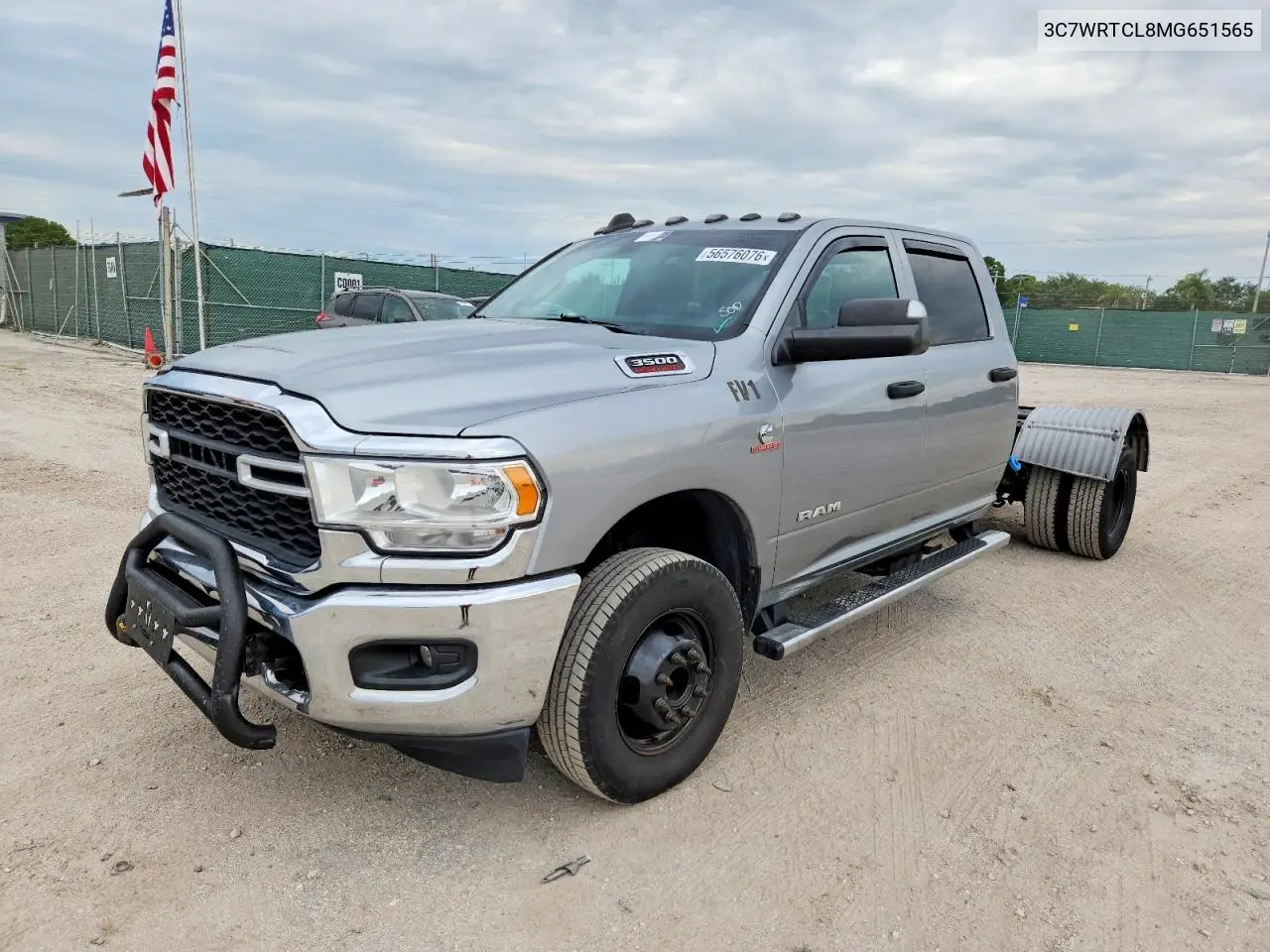 2021 Ram 3500 VIN: 3C7WRTCL8MG651565 Lot: 56576076