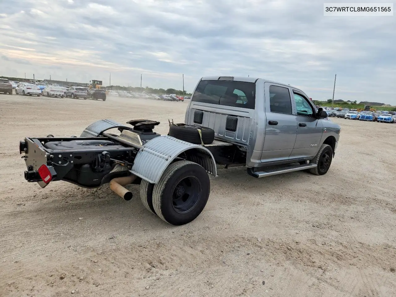 2021 Ram 3500 VIN: 3C7WRTCL8MG651565 Lot: 56576076