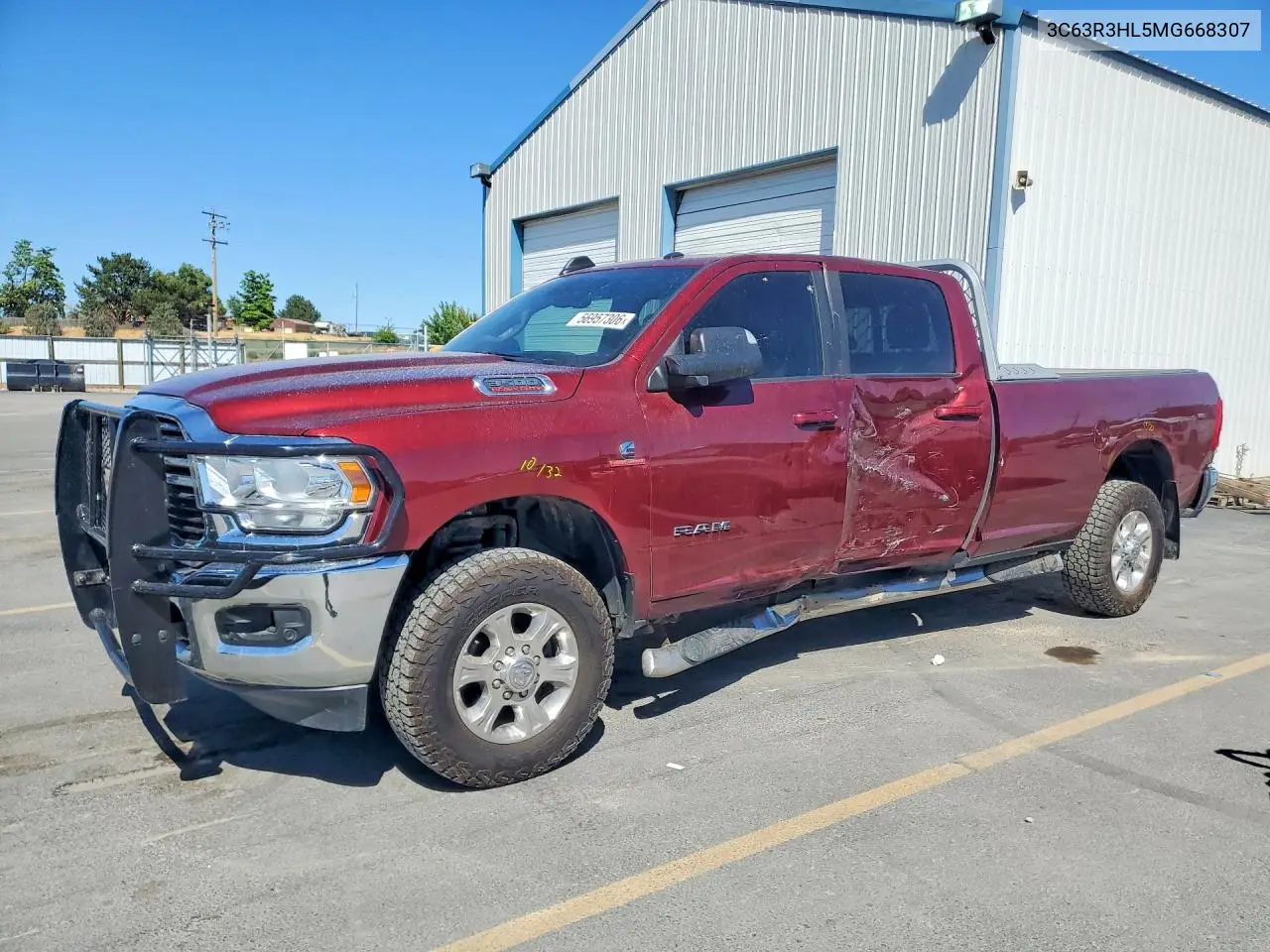 2021 Ram 3500 Big Horn VIN: 3C63R3HL5MG668307 Lot: 56957306