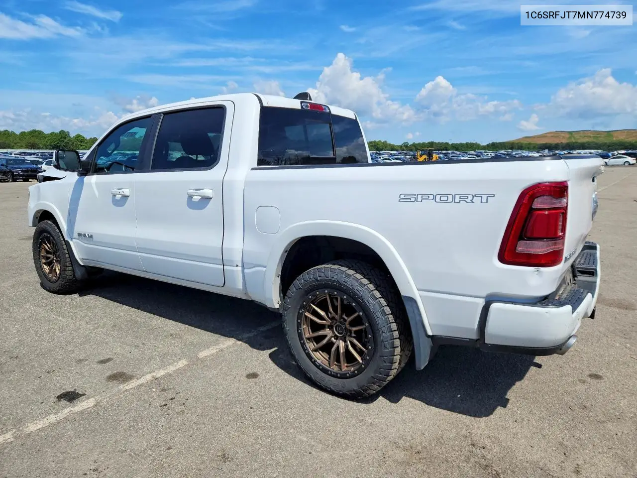 2021 Ram 1500 Laramie VIN: 1C6SRFJT7MN774739 Lot: 57774926