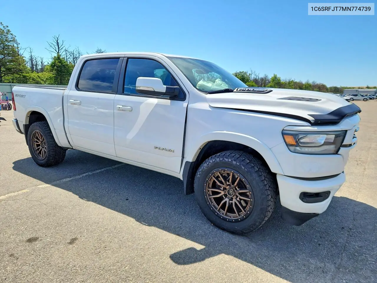 2021 Ram 1500 Laramie VIN: 1C6SRFJT7MN774739 Lot: 57774926