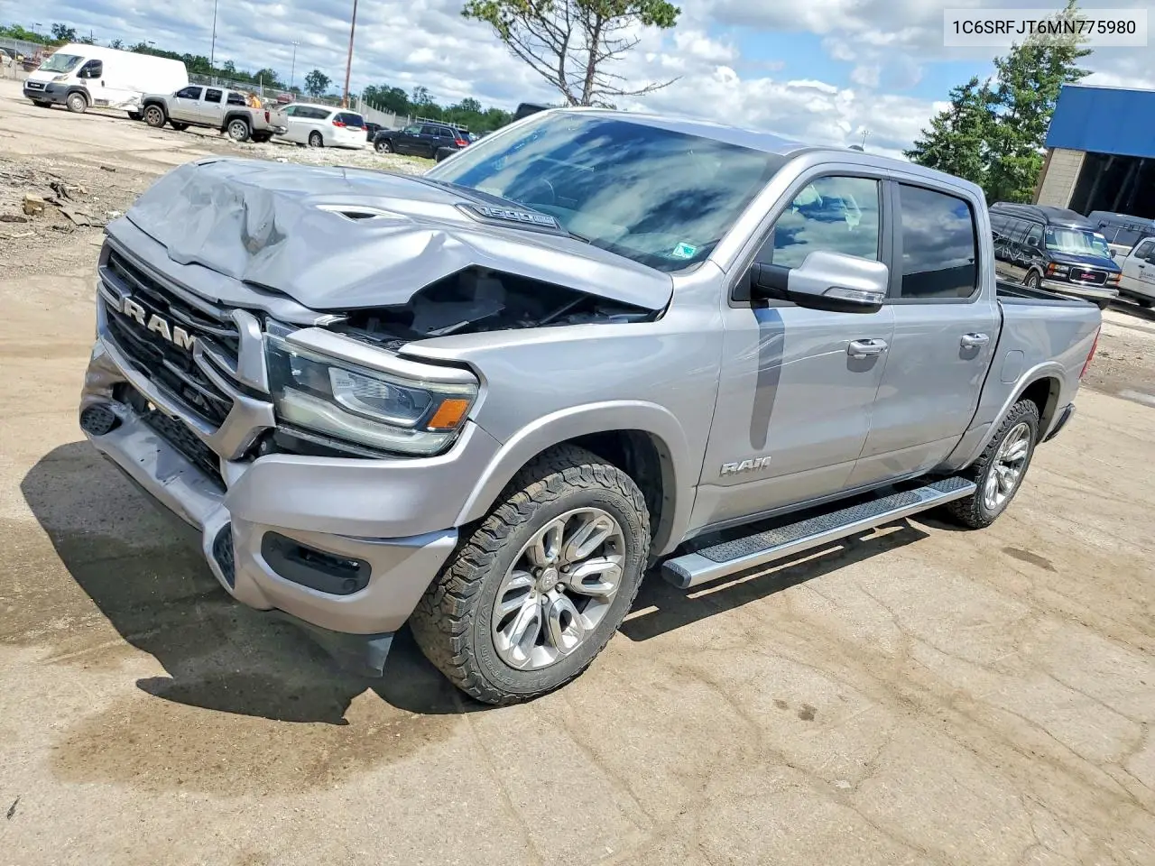 2021 Ram 1500 Laramie VIN: 1C6SRFJT6MN775980 Lot: 57894156