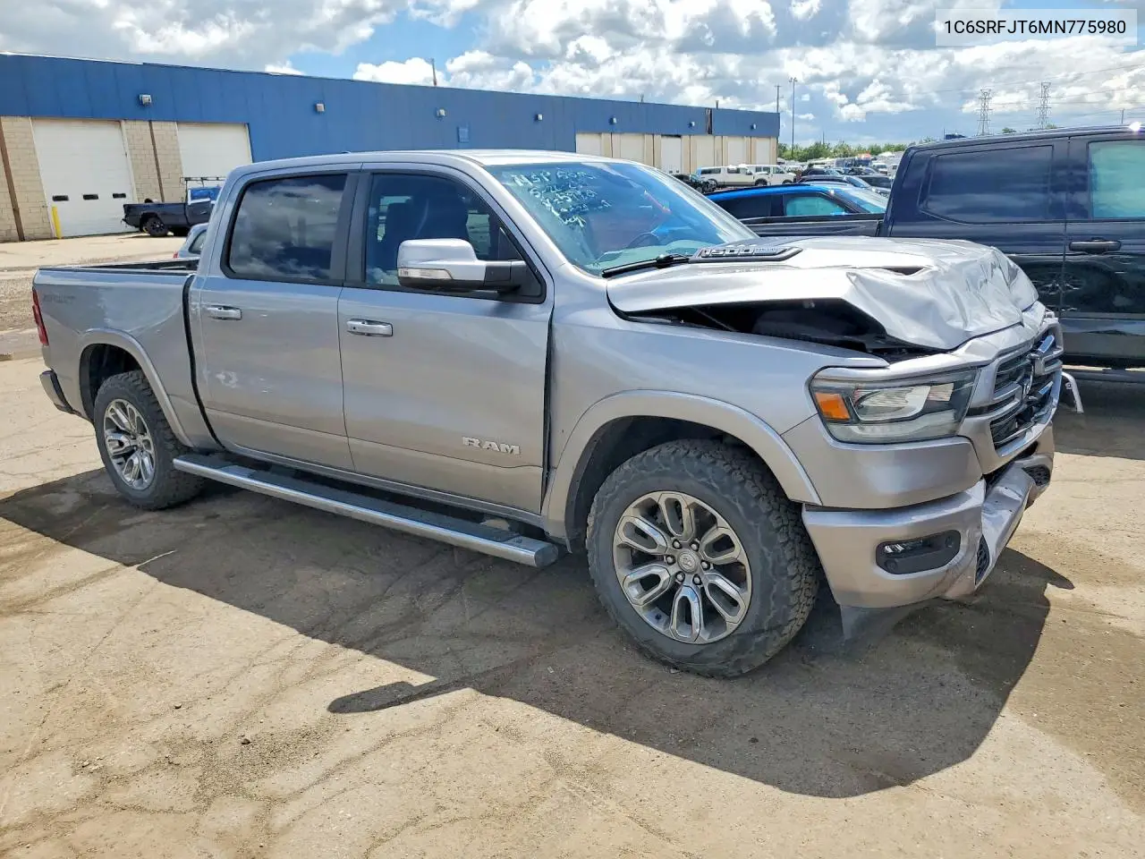 2021 Ram 1500 Laramie VIN: 1C6SRFJT6MN775980 Lot: 57894156