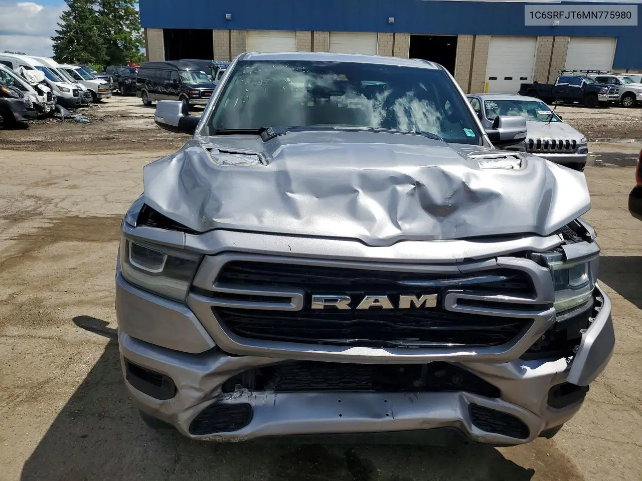 2021 Ram 1500 Laramie VIN: 1C6SRFJT6MN775980 Lot: 57894156