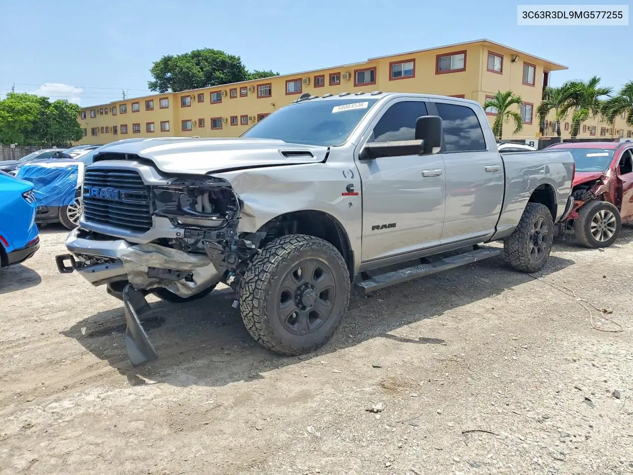 2021 Ram 3500 Big Horn VIN: 3C63R3DL9MG577255 Lot: 58004536