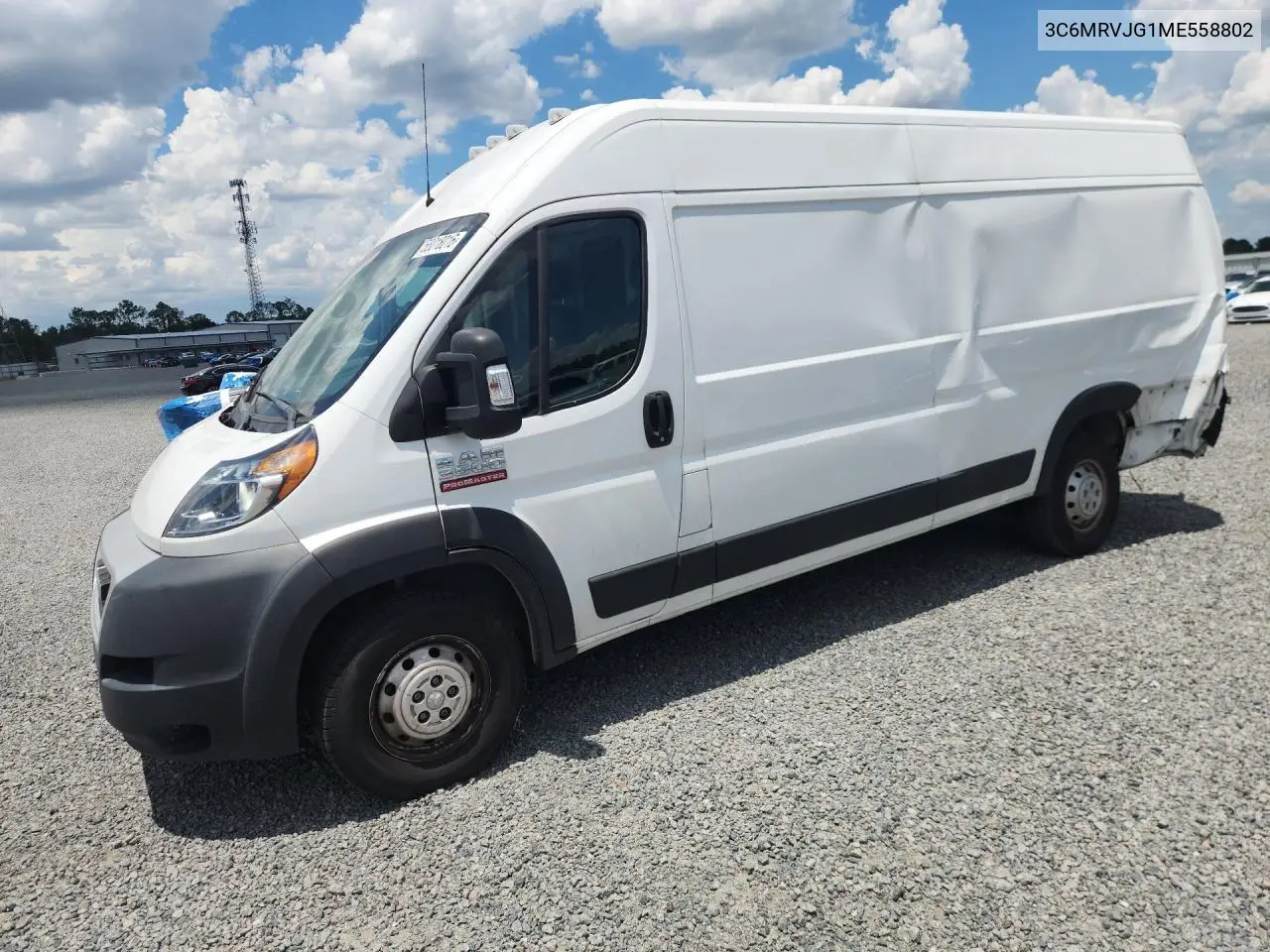 2021 Ram Promaster 3500 3500 High VIN: 3C6MRVJG1ME558802 Lot: 58018016
