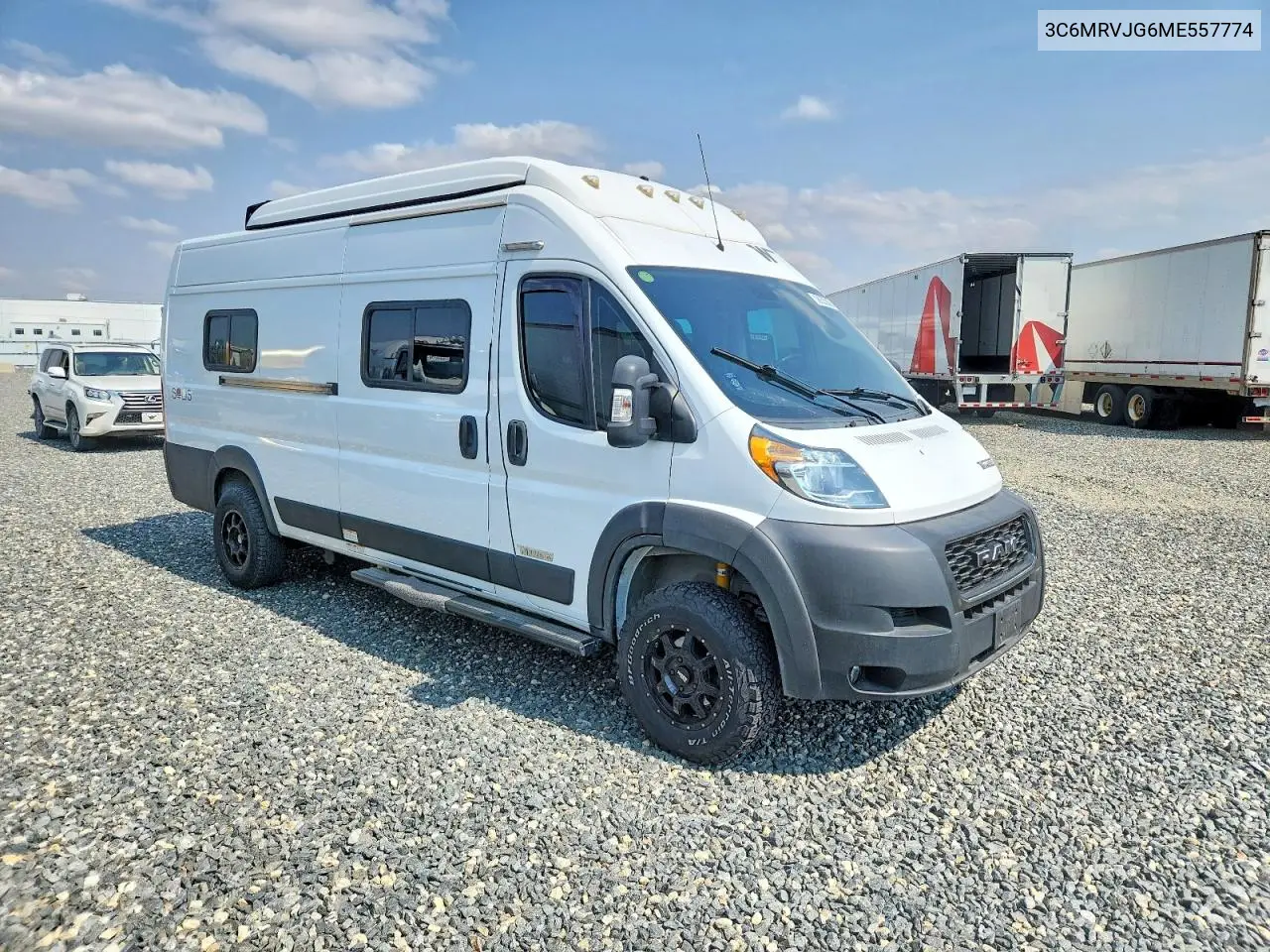 2021 Ram Promaster 3500 3500 High VIN: 3C6MRVJG6ME557774 Lot: 58253356