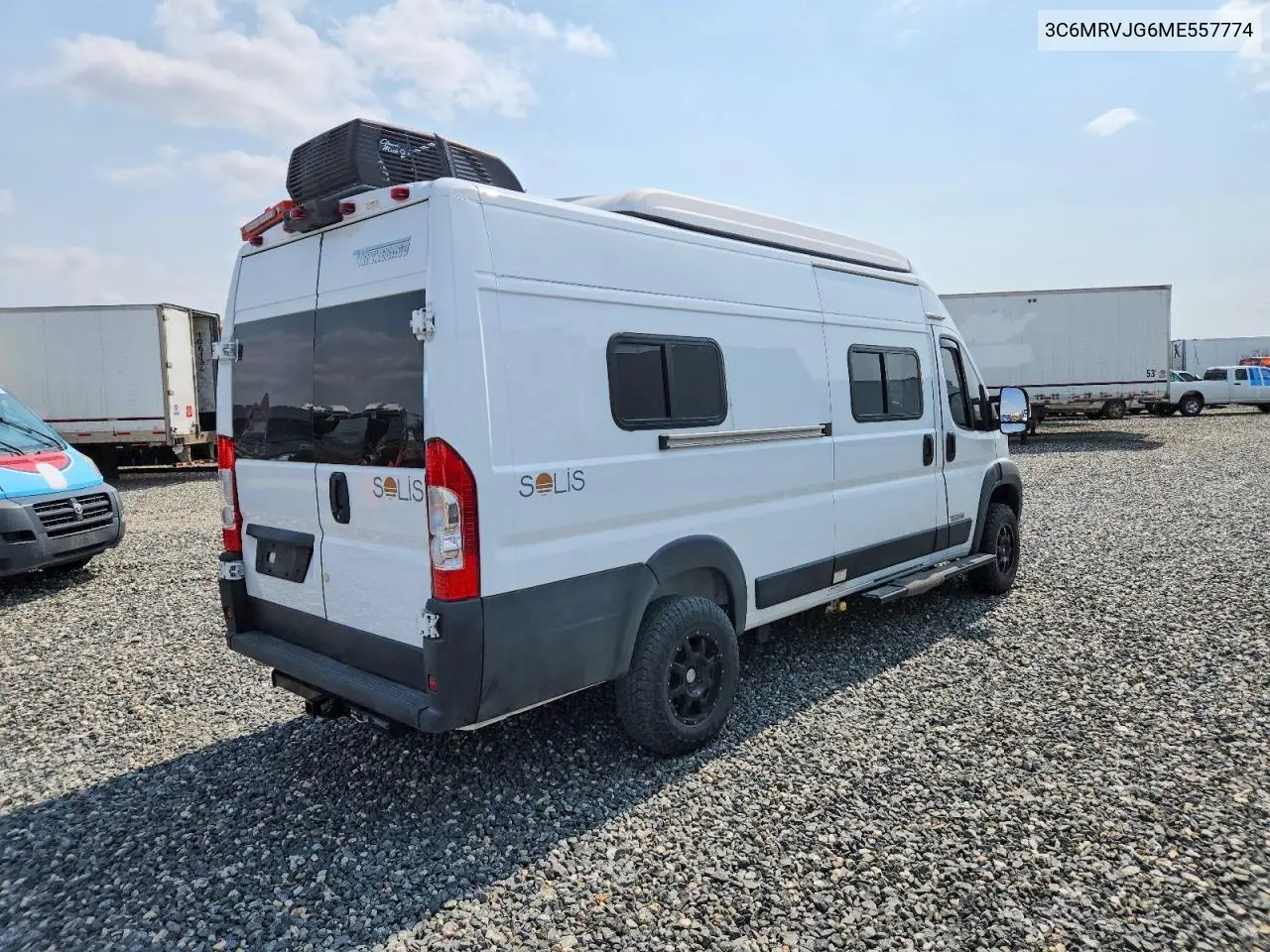 2021 Ram Promaster 3500 3500 High VIN: 3C6MRVJG6ME557774 Lot: 58253356
