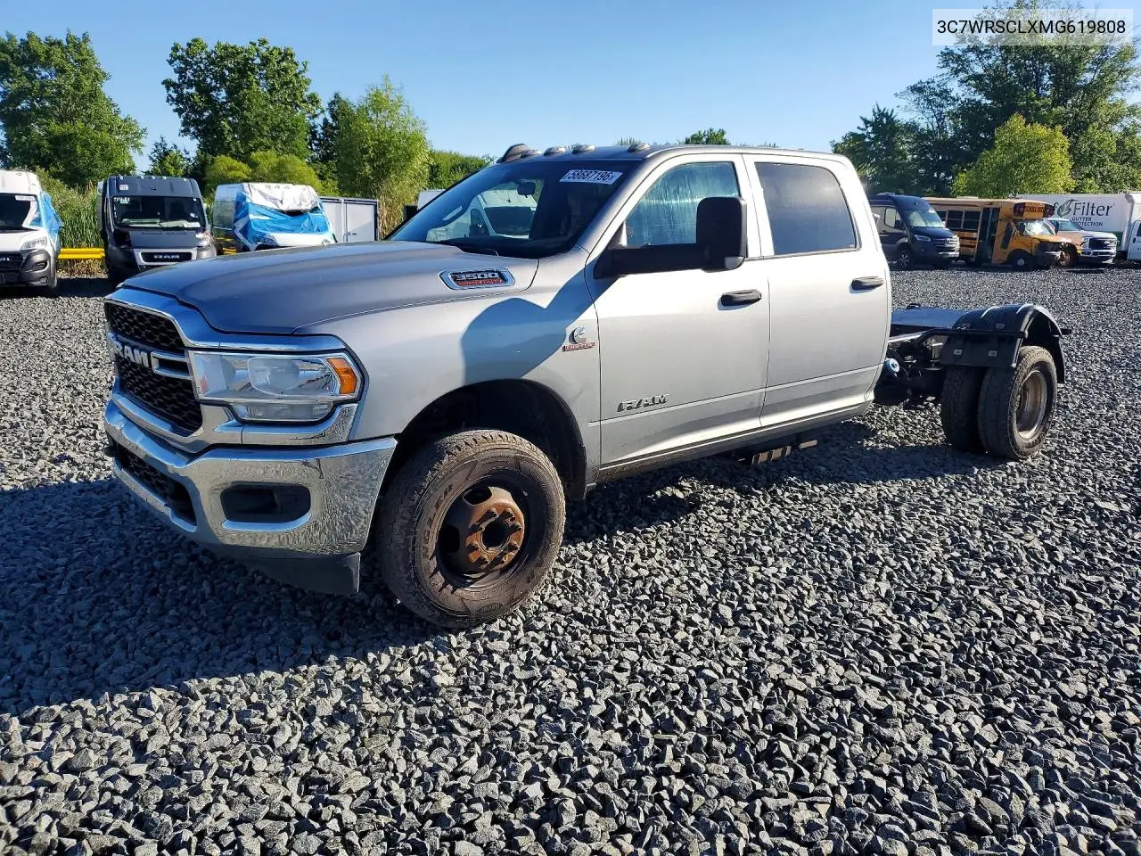 2021 Ram 3500 VIN: 3C7WRSCLXMG619808 Lot: 58687196