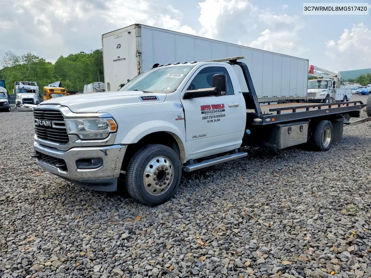 2021 Ram 5500 VIN: 3C7WRMDL8MG517420 Lot: 59016606