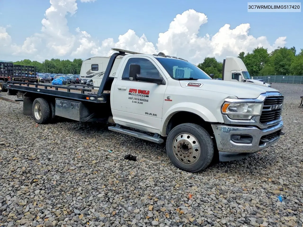 2021 Ram 5500 VIN: 3C7WRMDL8MG517420 Lot: 59016606