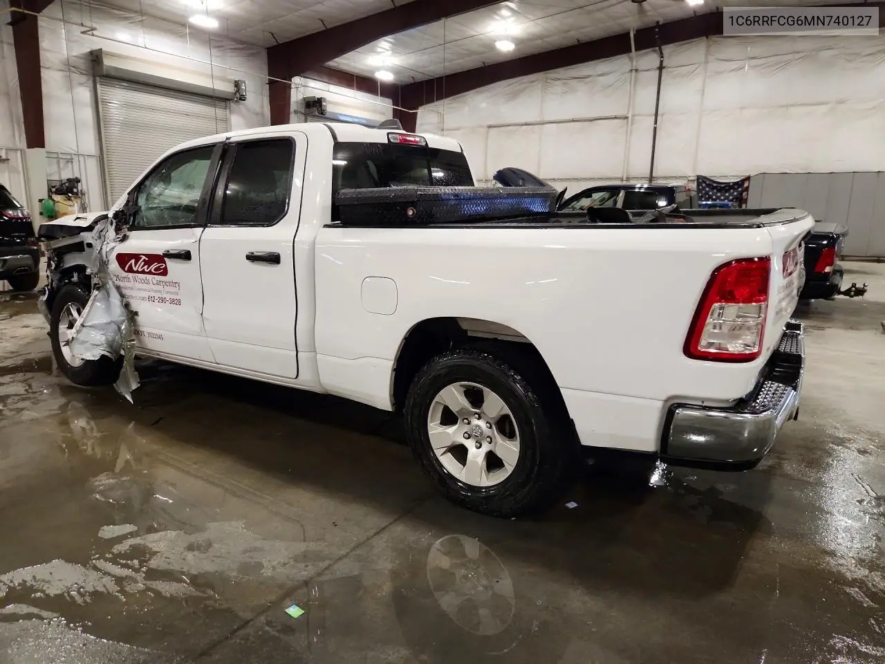 2021 Ram 1500 Tradesman VIN: 1C6RRFCG6MN740127 Lot: 59669286