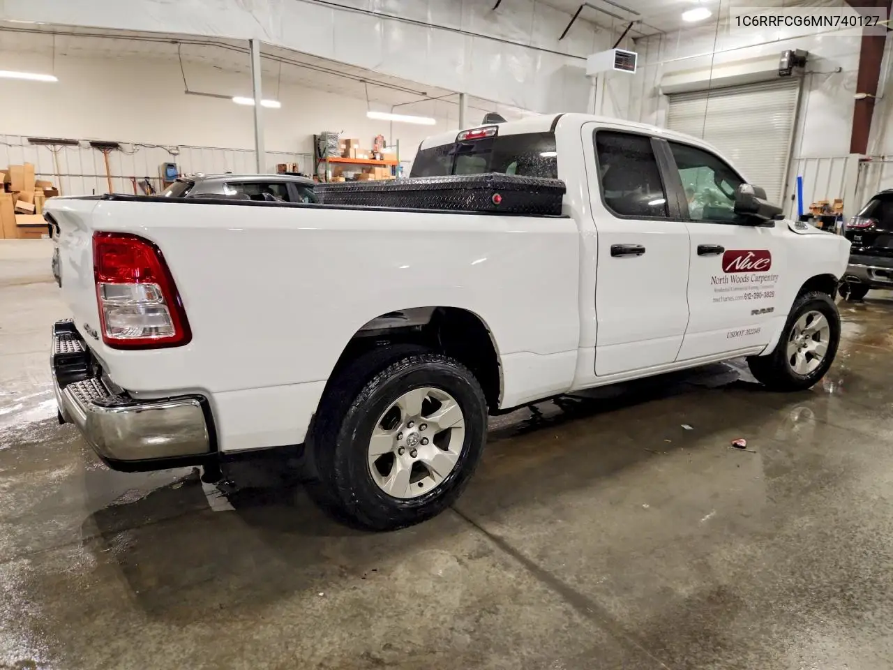 2021 Ram 1500 Tradesman VIN: 1C6RRFCG6MN740127 Lot: 59669286