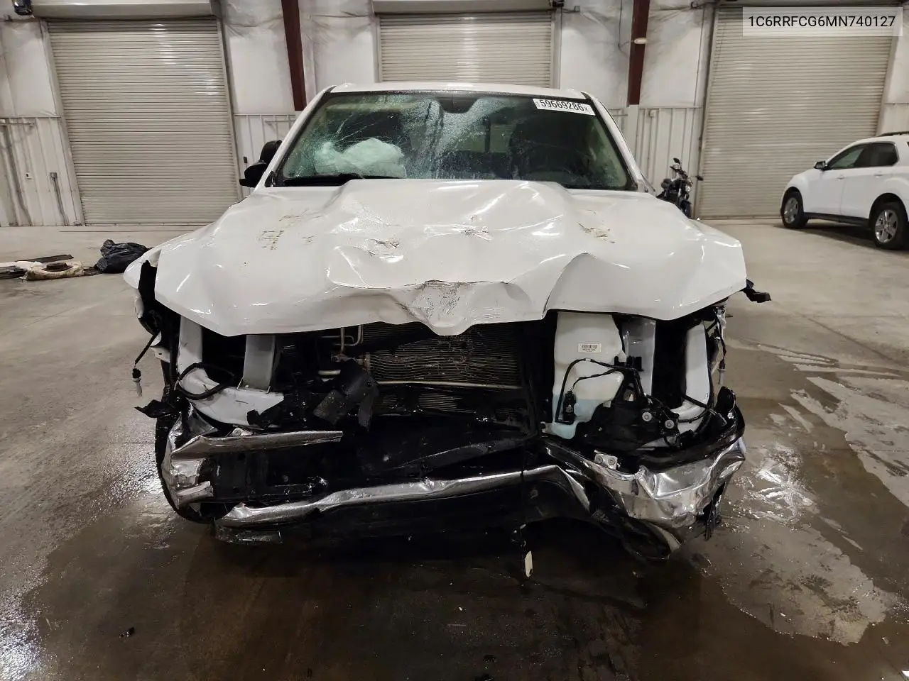2021 Ram 1500 Tradesman VIN: 1C6RRFCG6MN740127 Lot: 59669286