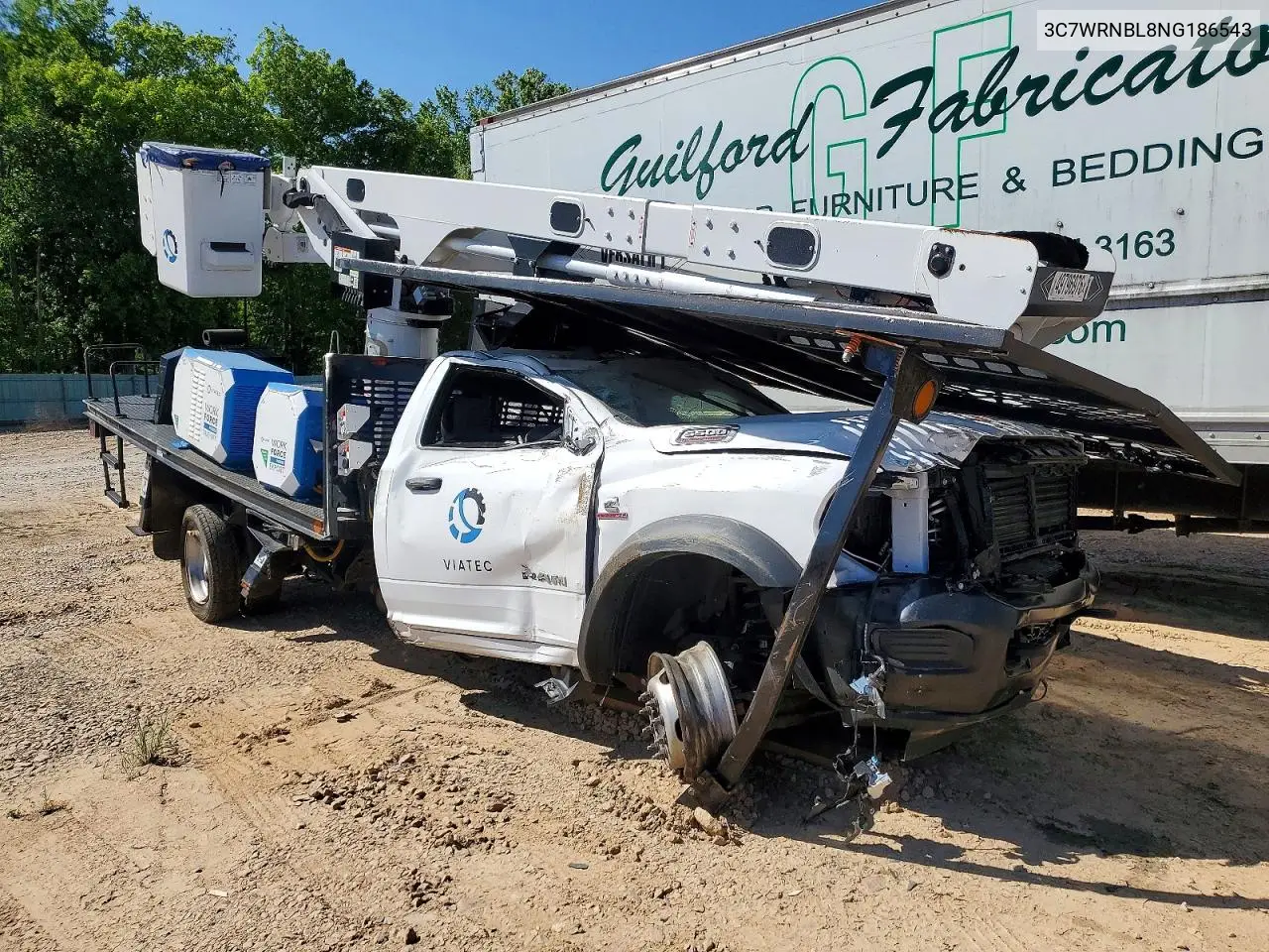 2022 Ram 5500 Bucket Truck VIN: 3C7WRNBL8NG186543 Lot: 49796976