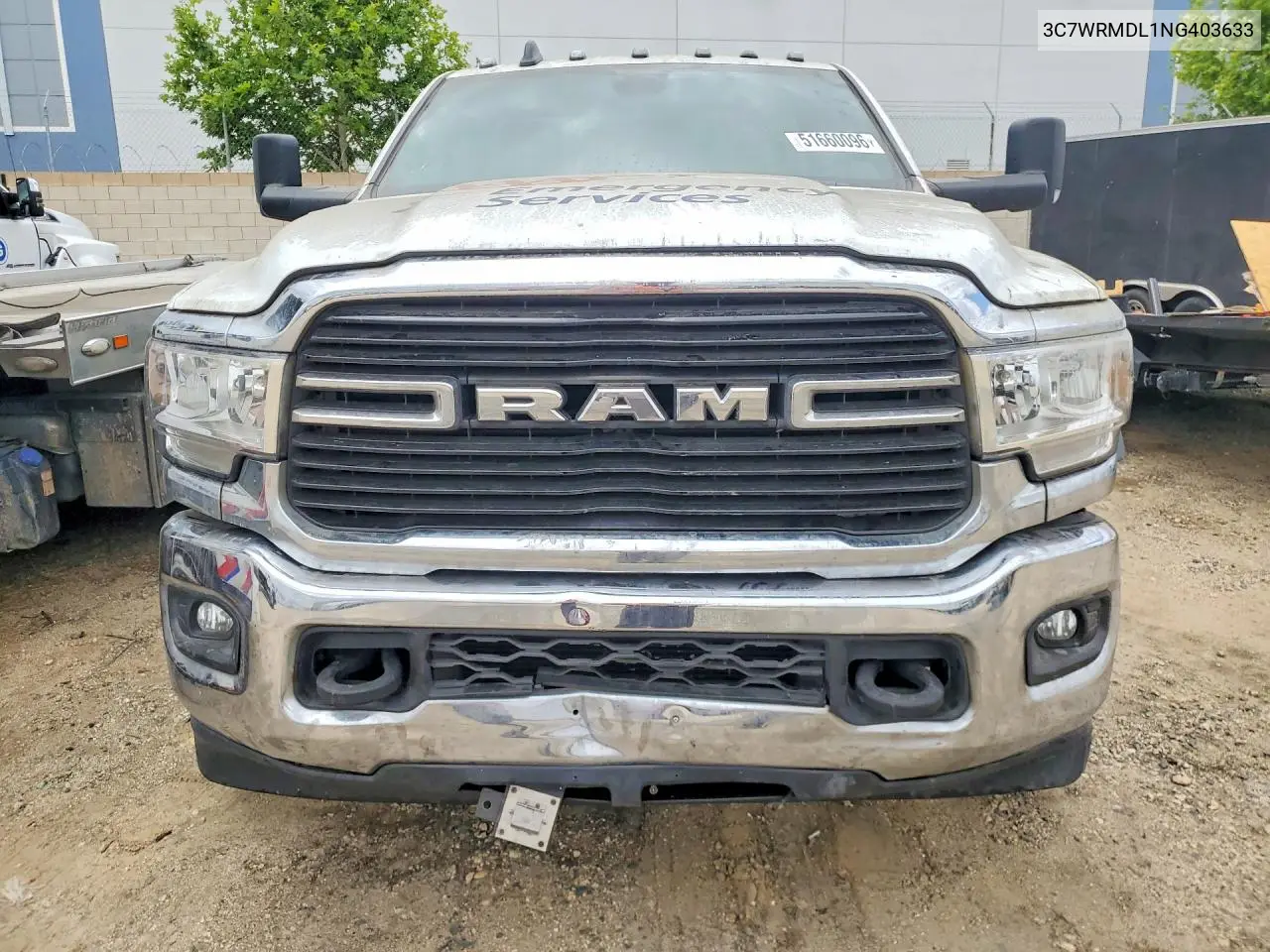 2022 Ram 5500 VIN: 3C7WRMDL1NG403633 Lot: 51660096