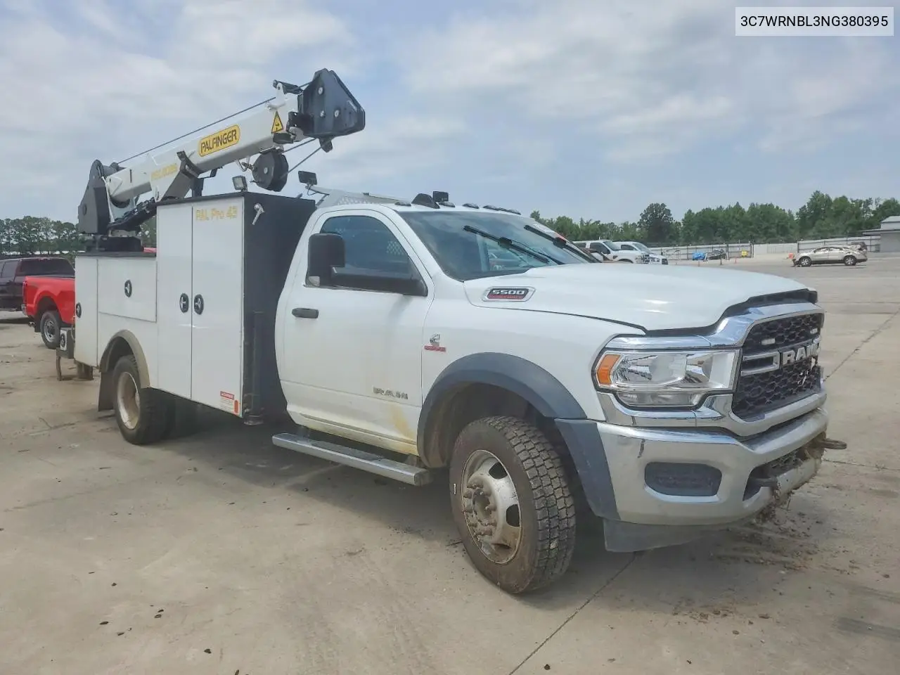 2022 Ram 5500 Utility / Service Truck VIN: 3C7WRNBL3NG380395 Lot: 54639846