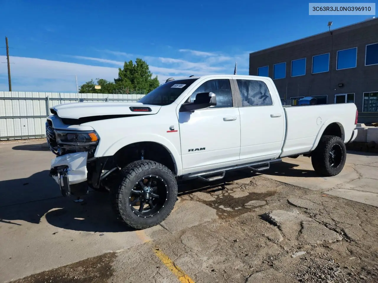 2022 Ram 3500 Laramie VIN: 3C63R3JL0NG396910 Lot: 56067986