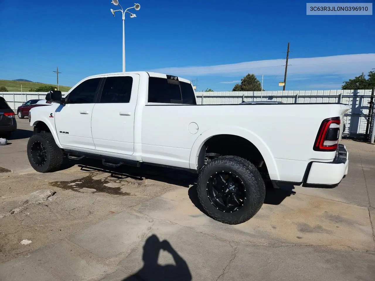 2022 Ram 3500 Laramie VIN: 3C63R3JL0NG396910 Lot: 56067986