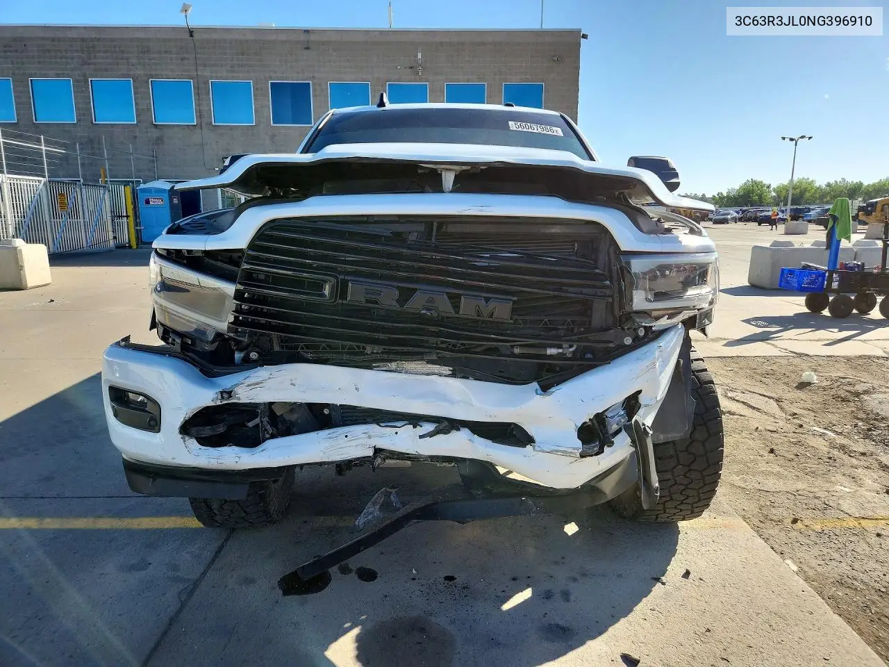 2022 Ram 3500 Laramie VIN: 3C63R3JL0NG396910 Lot: 56067986