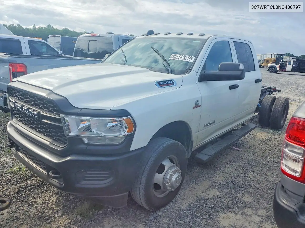 2022 Ram 3500 VIN: 3C7WRTCL0NG400797 Lot: 56669356