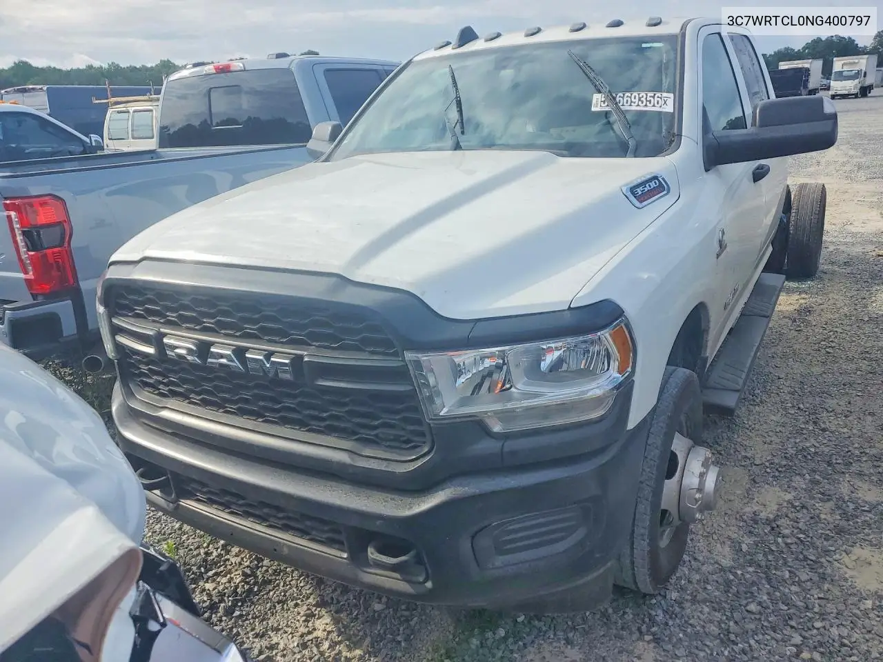 2022 Ram 3500 VIN: 3C7WRTCL0NG400797 Lot: 56669356