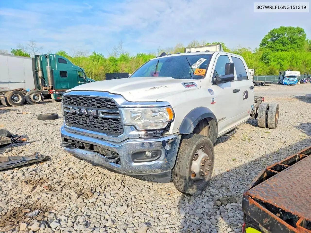 2022 Ram 4500 VIN: 3C7WRLFL6NG151319 Lot: 56762096