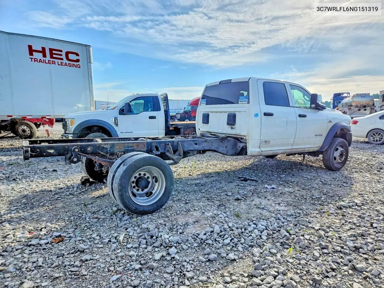 2022 Ram 4500 VIN: 3C7WRLFL6NG151319 Lot: 56762096