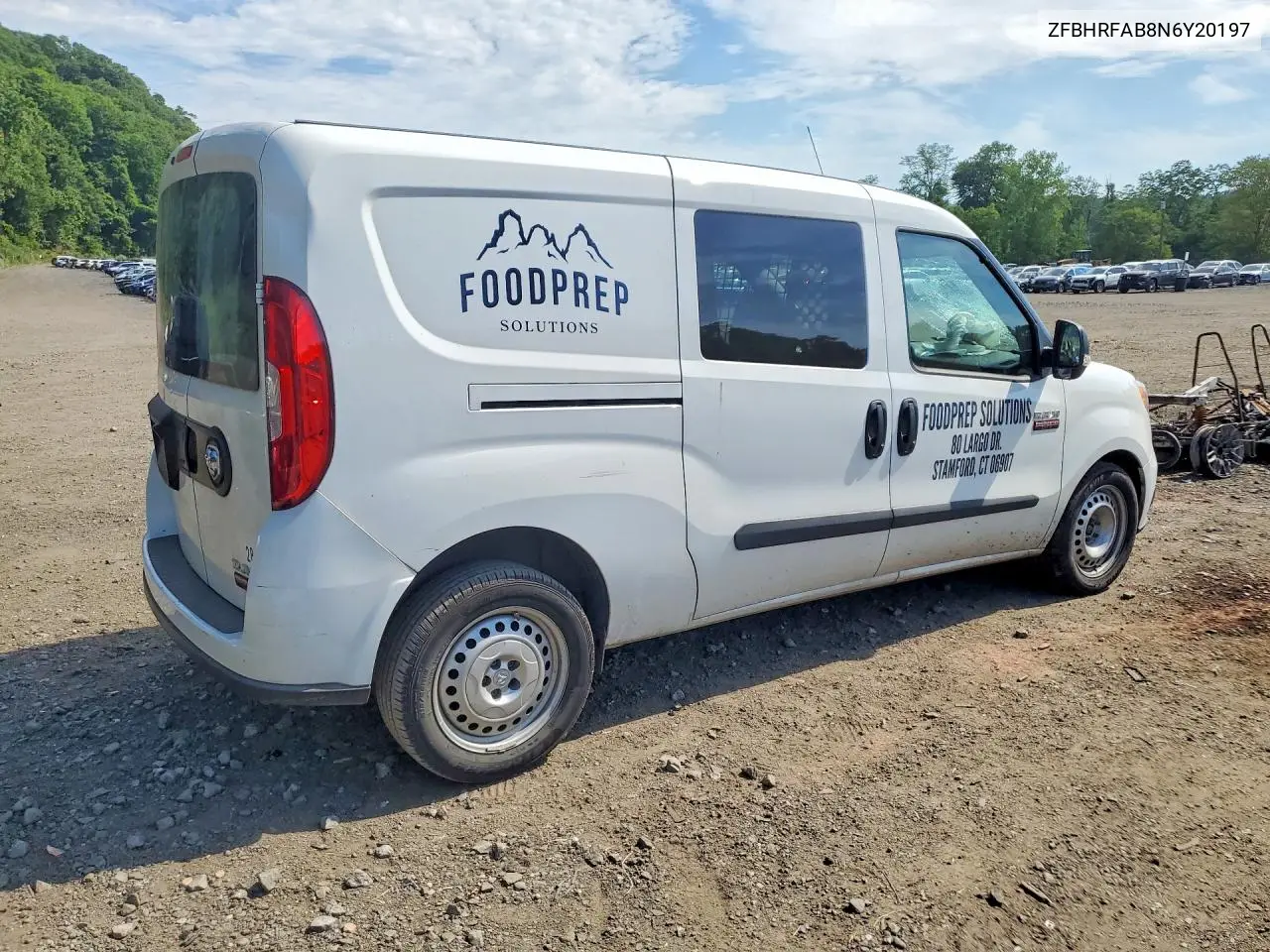 2022 Ram Promaster City Tradesman Delivery Van VIN: ZFBHRFAB8N6Y20197 Lot: 56842086