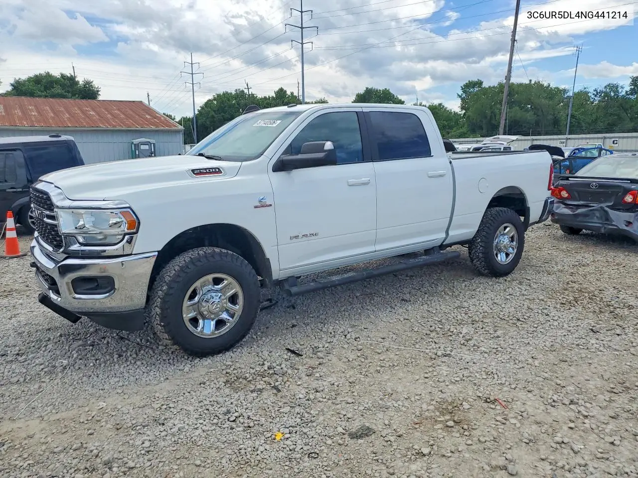 2022 Ram 2500 Big Horn VIN: 3C6UR5DL4NG441214 Lot: 57140506