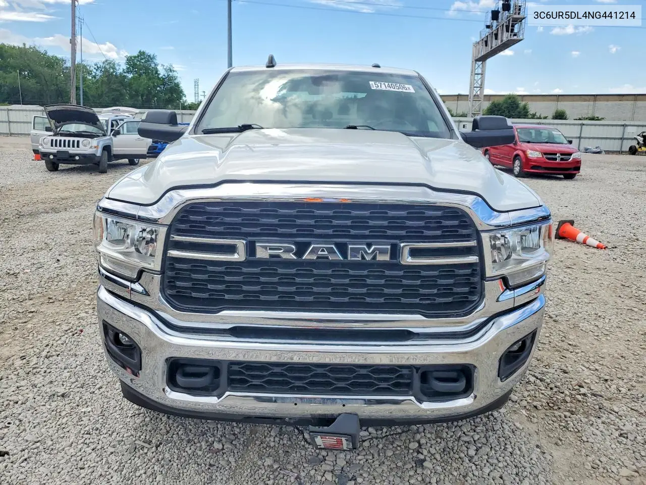 2022 Ram 2500 Big Horn VIN: 3C6UR5DL4NG441214 Lot: 57140506
