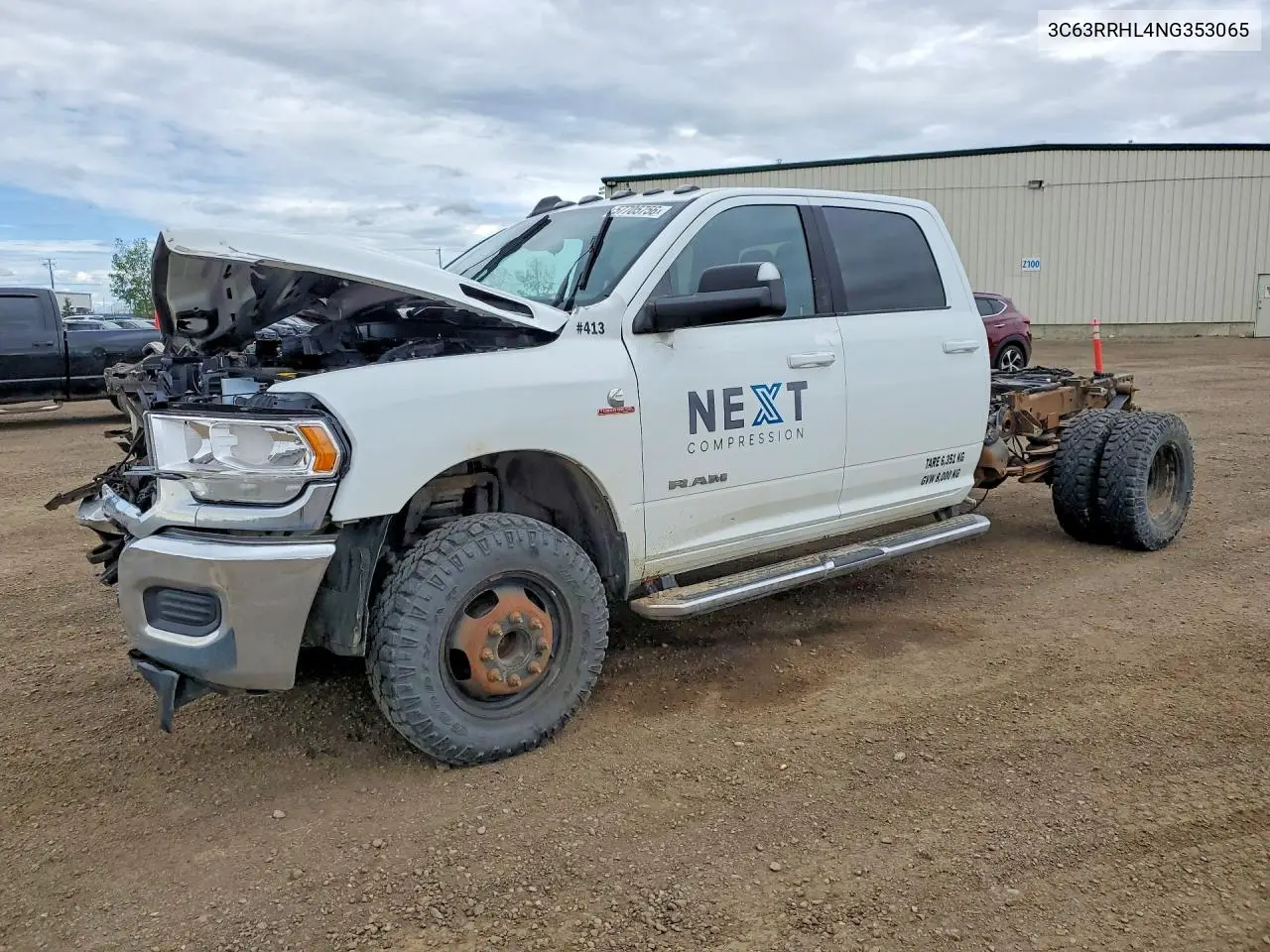 2022 Ram 3500 VIN: 3C63RRHL6NG353066 Lot: 57705756