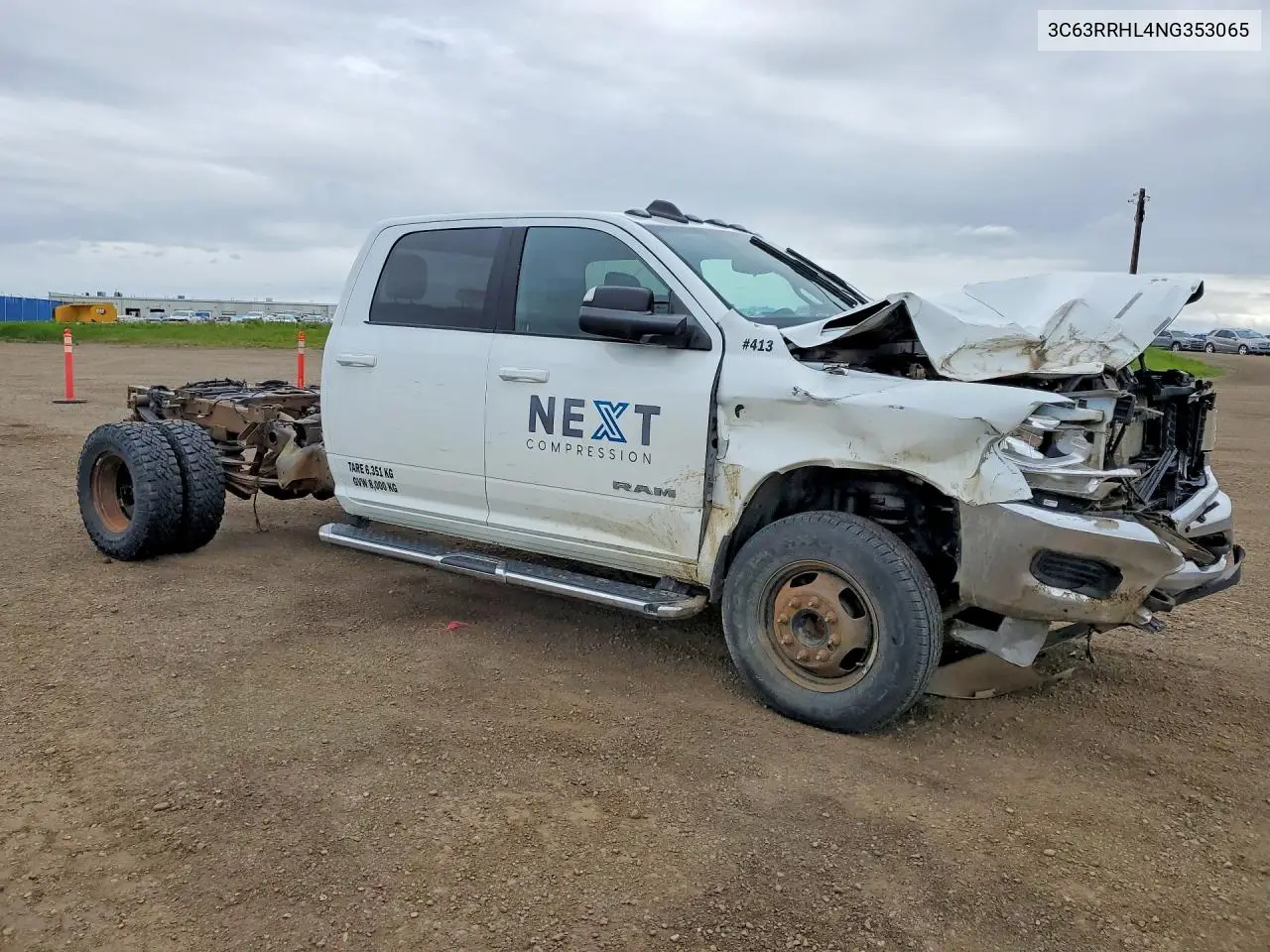 2022 Ram 3500 VIN: 3C63RRHL6NG353066 Lot: 57705756