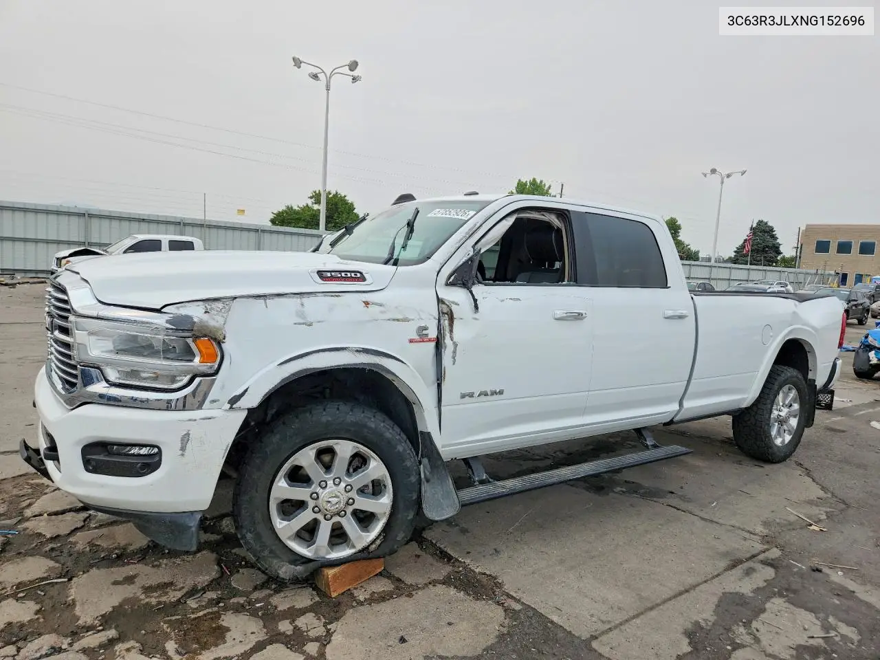 2022 Ram 3500 Laramie VIN: 3C63R3JLXNG152696 Lot: 57852926