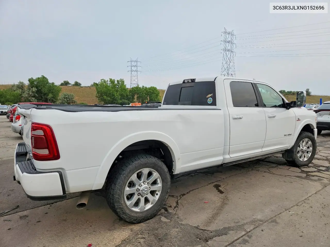 2022 Ram 3500 Laramie VIN: 3C63R3JLXNG152696 Lot: 57852926