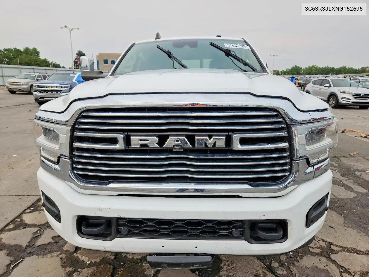 2022 Ram 3500 Laramie VIN: 3C63R3JLXNG152696 Lot: 57852926