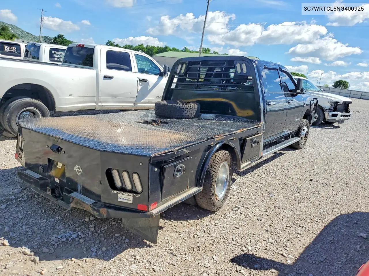 2022 Ram 3500 VIN: 3C7WRTCL5NG400925 Lot: 58023846