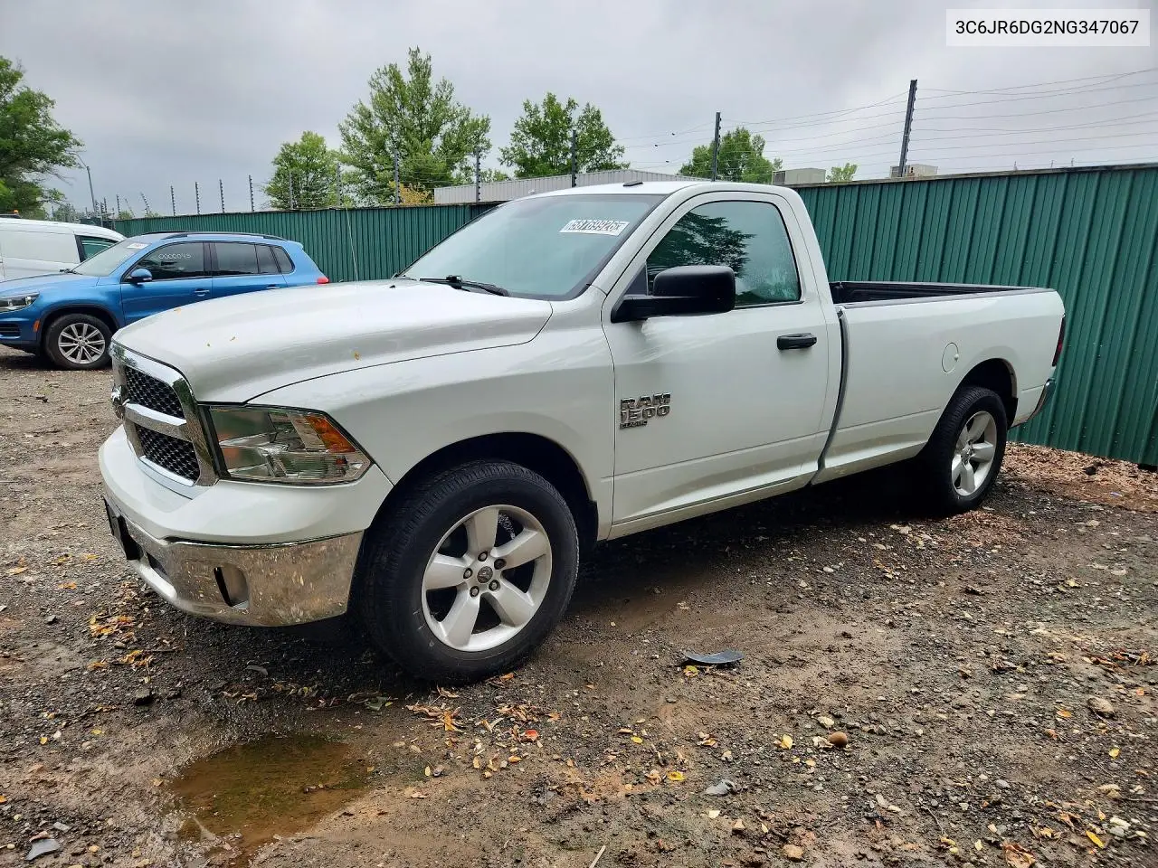 2022 Ram 1500 Classic Tradesman VIN: 3C6JR6DG2NG347067 Lot: 58769926
