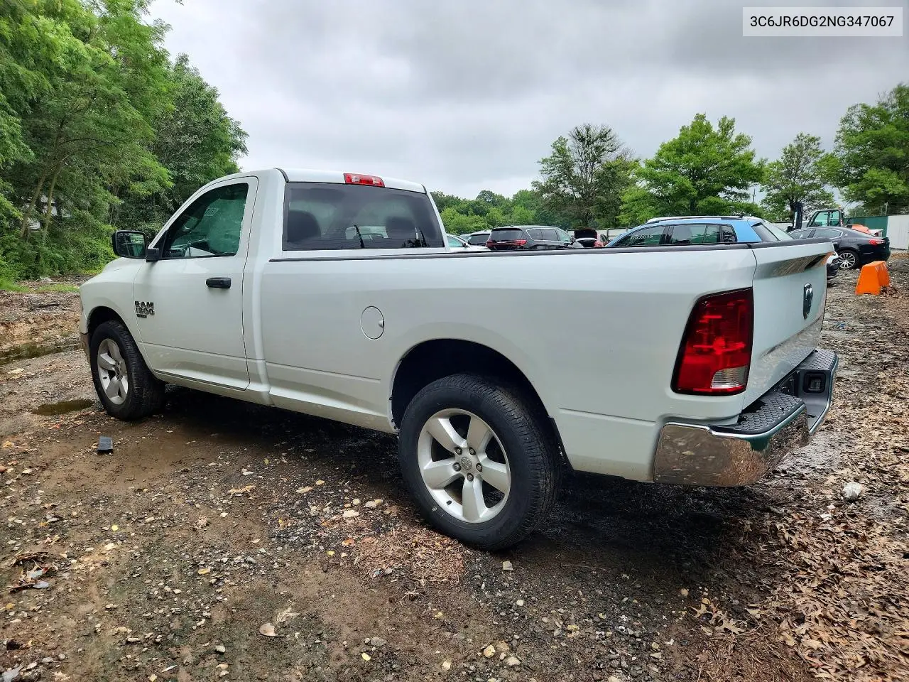 2022 Ram 1500 Classic Tradesman VIN: 3C6JR6DG2NG347067 Lot: 58769926