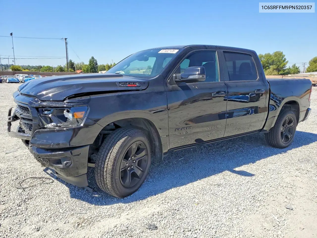 2023 Ram 1500 Big Horn VIN: 1C6SRFFM9PN520357 Lot: 57402126