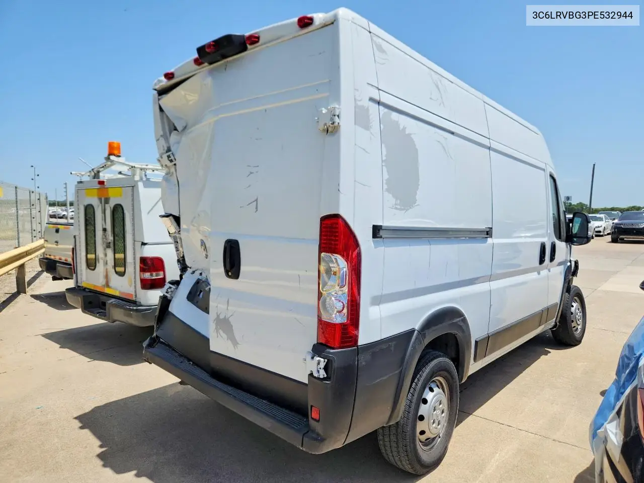 2023 Ram Promaster 1500 1500 High VIN: 3C6LRVBG3PE532944 Lot: 57429736