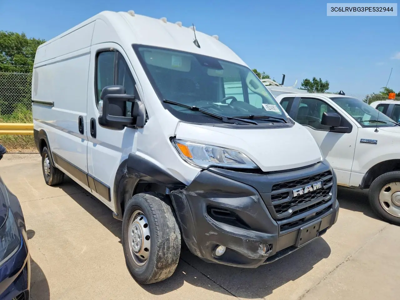2023 Ram Promaster 1500 1500 High VIN: 3C6LRVBG3PE532944 Lot: 57429736
