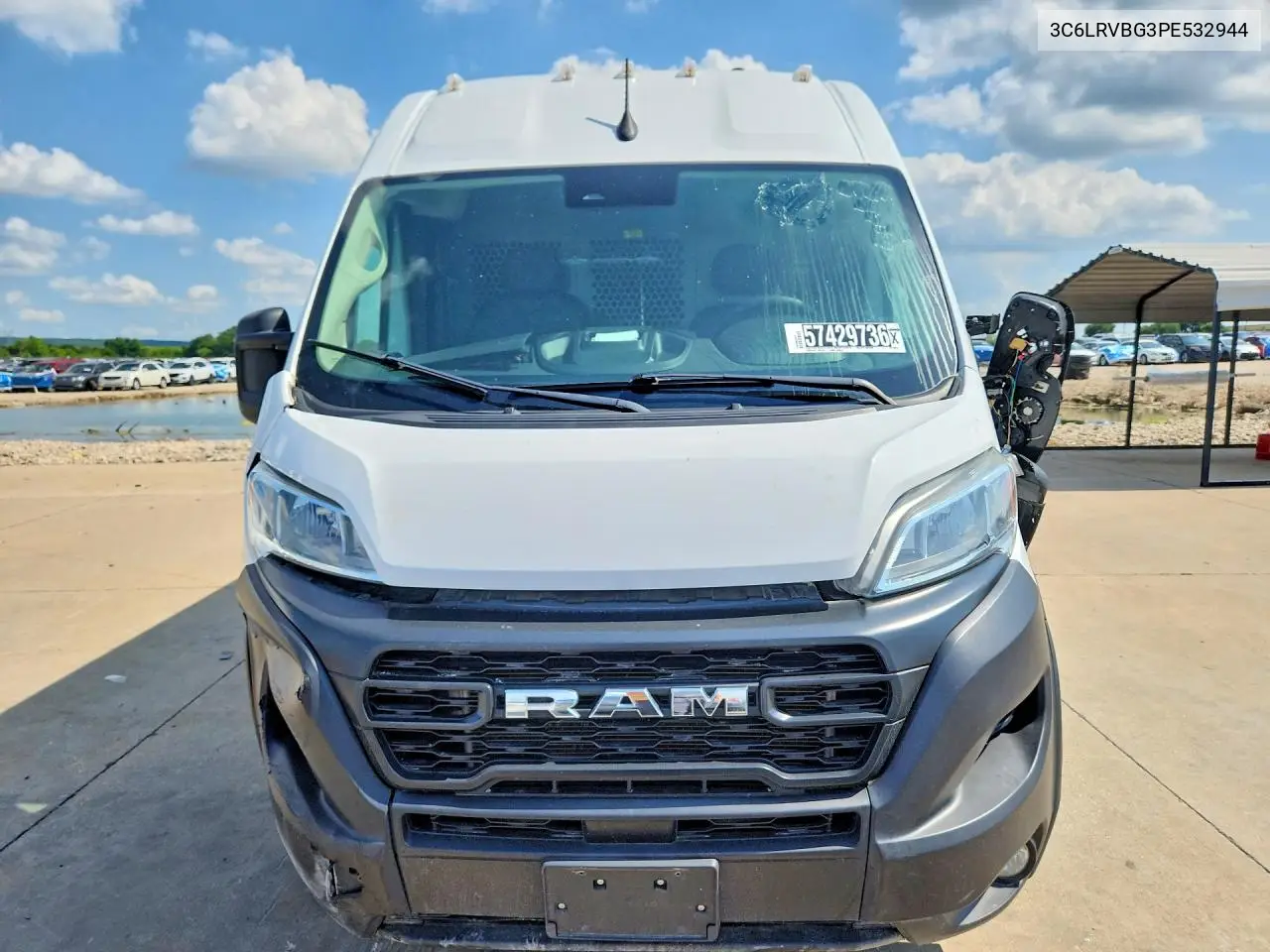 2023 Ram Promaster 1500 1500 High VIN: 3C6LRVBG3PE532944 Lot: 57429736