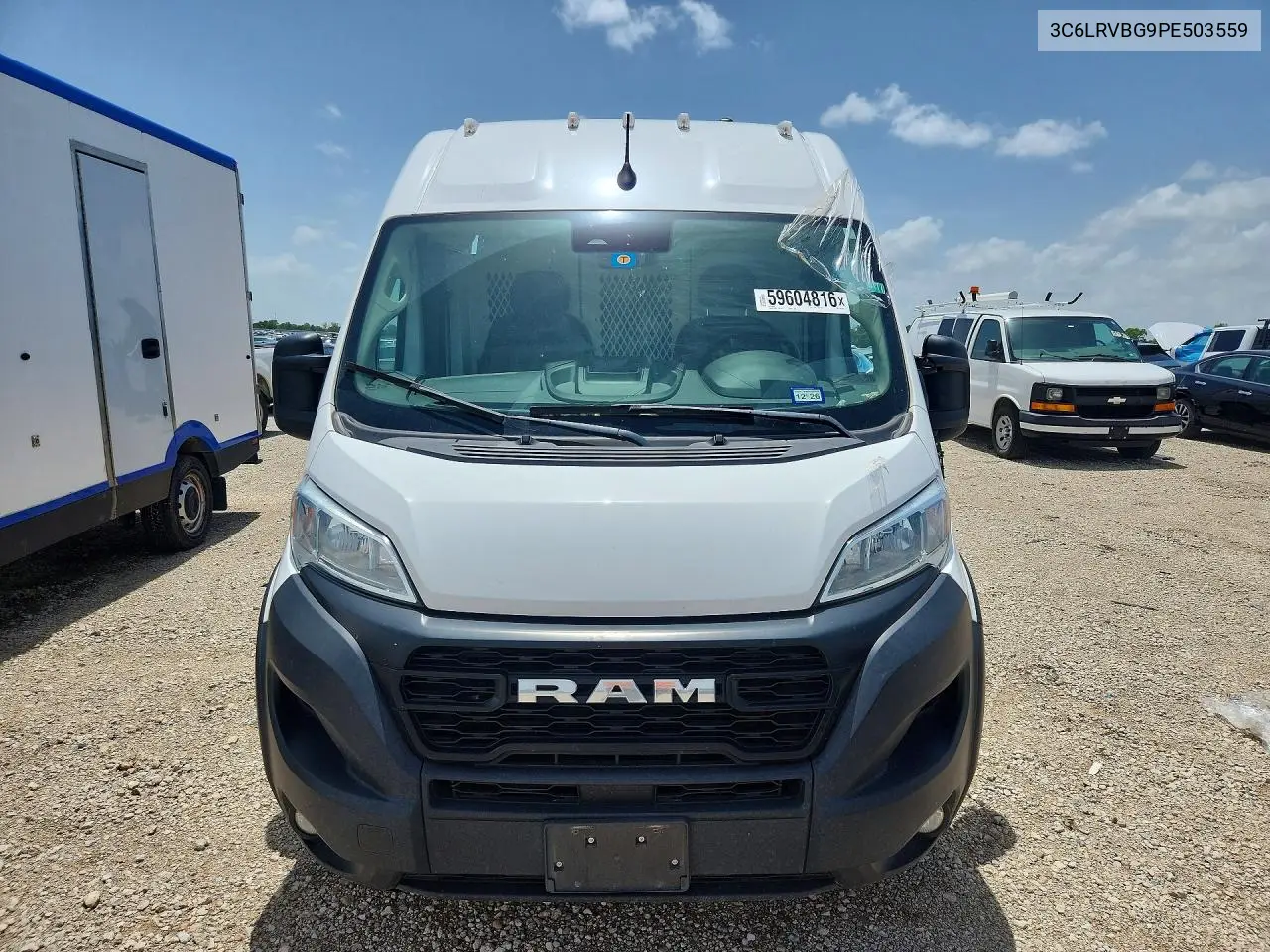 2023 Ram Promaster 1500 1500 High VIN: 3C6LRVBG9PE503559 Lot: 59604816