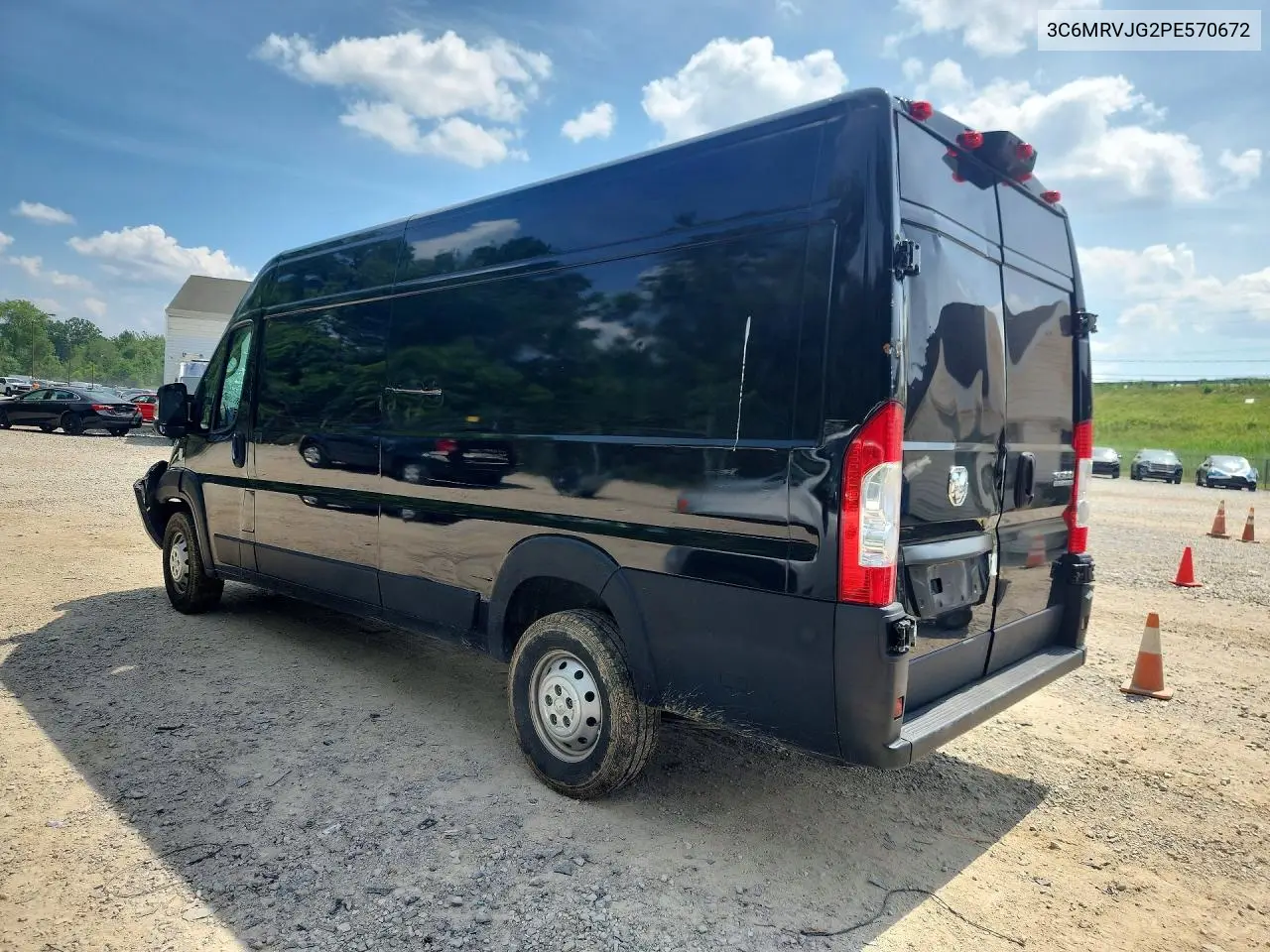 2023 Ram Promaster 3500 3500 High VIN: 3C6MRVJG2PE570672 Lot: 60936446