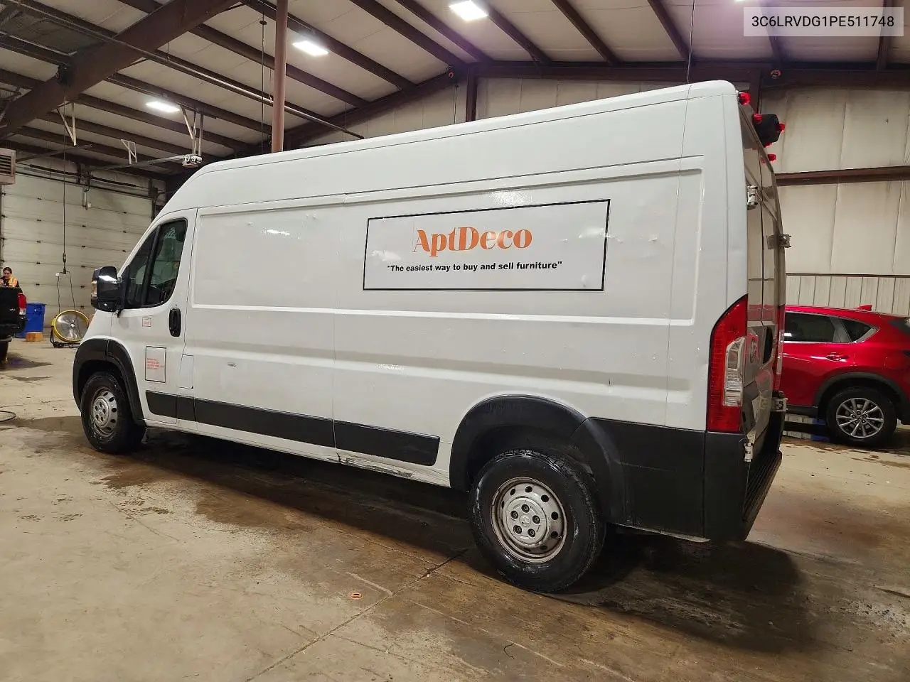 2023 Ram Promaster 2500 2500 High VIN: 3C6LRVDG1PE511748 Lot: 61743726